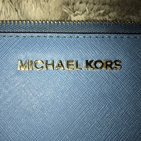 Baby blue Michael Kors wallet